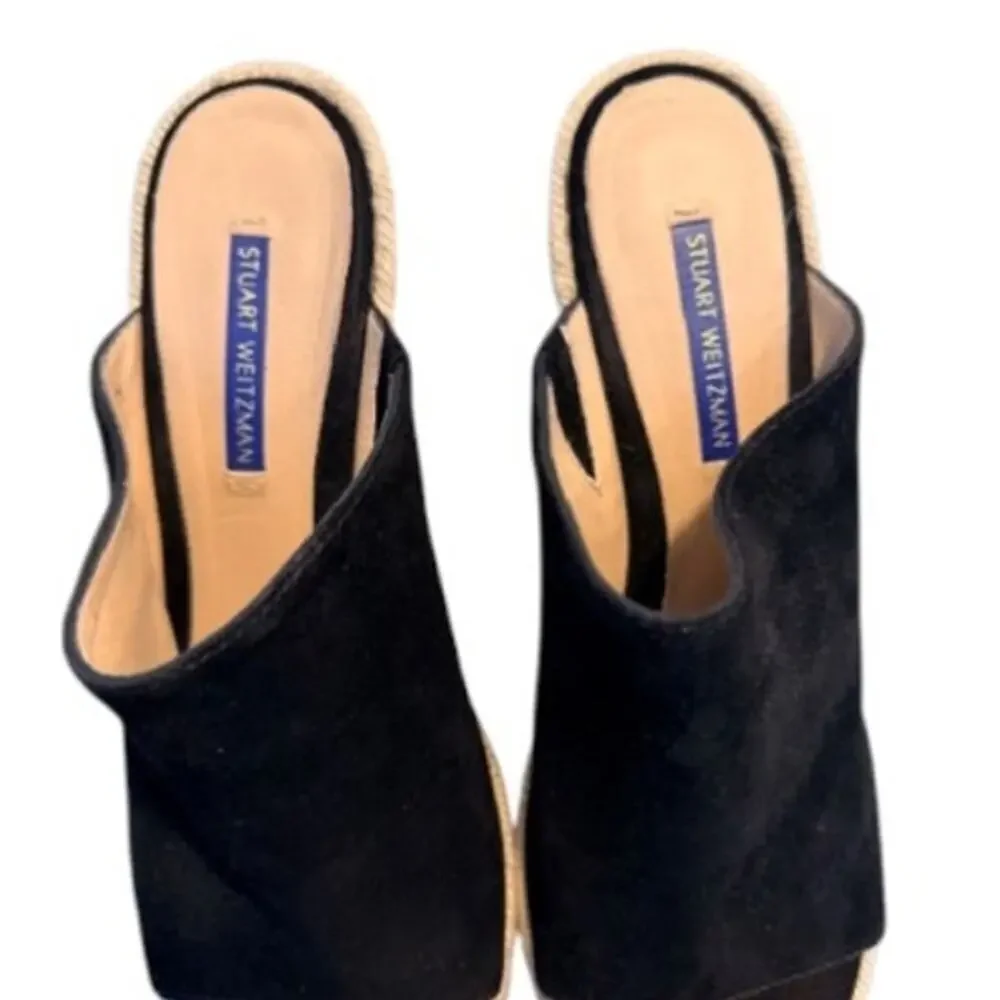Authentic Stuart Weitzman Marabella Resort Espadrille Wedge Sandals 9.5 EU40
